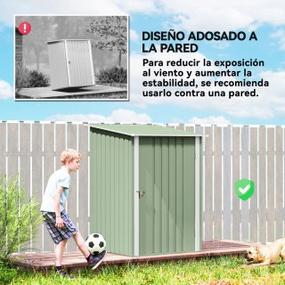 Caseta Jardín Metálica 0,92 m²