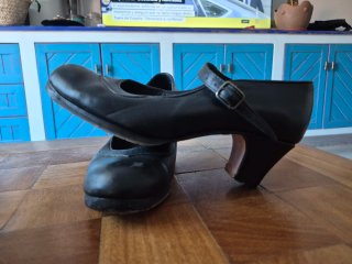 Zapatos Flamenco Negros Talla 38