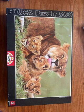 Puzzle Educa 500 piezas Leones