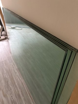 Lote 5 vidrios laminados 5+5 seguridad