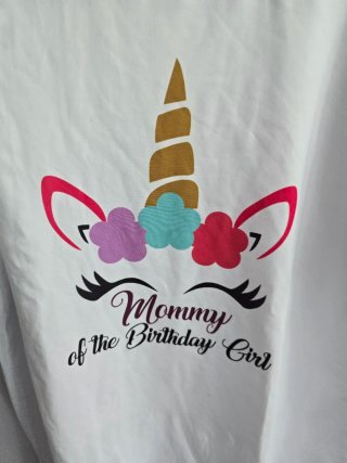 Camiseta Mamá Unicornio Talla Única