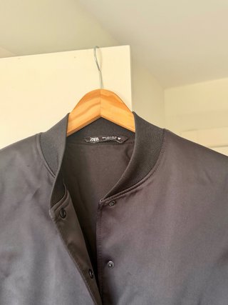 Bomber negra talla S