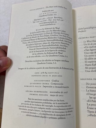 La Liebre Con Ojos de Ámbar