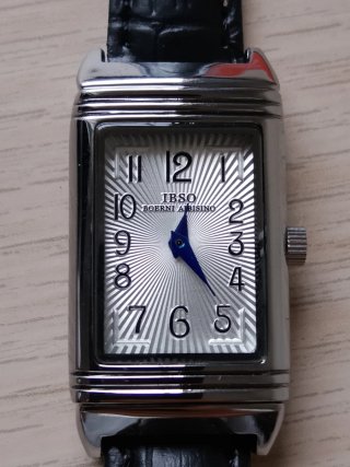 Reloj IBSO reversible Plata y Negro