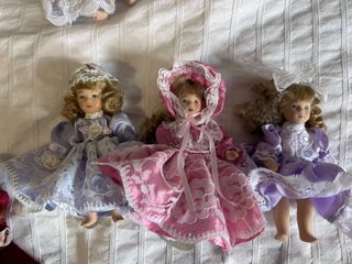 Colección 20 Muñecas Porcelana Antiguas