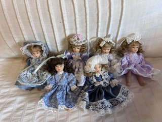 Colección 20 Muñecas Porcelana Antiguas