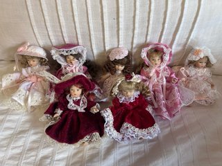 Colección 20 Muñecas Porcelana Antiguas