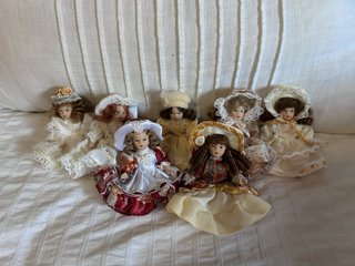 Colección 20 Muñecas Porcelana Antiguas