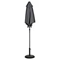 Parasol de pie gris Goodhom ø 2,6x2,23 m