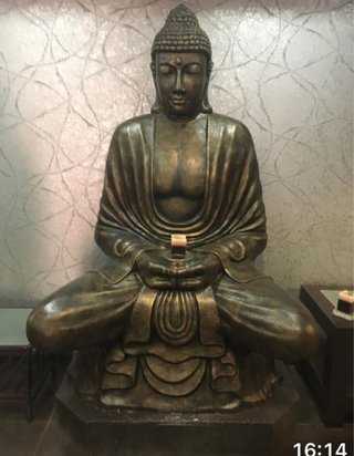 Figura Buda Grande Bronce