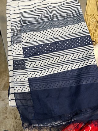 Set di 6 sciarpe stampate