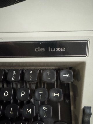 Macchina da scrivere Rover 6000 De Luxe