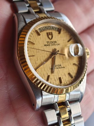 Tudor Prince Date Day 36mm Oro/Plata