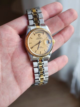 Tudor Prince Date Day 36mm Oro/Plata