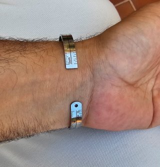 Pulsera acero inoxidable hombre
