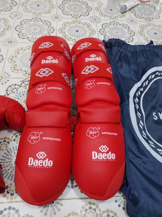 Guantillas y espinilleras Daedo Talla S