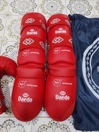 Guantillas y espinilleras Daedo Talla S