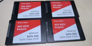4x WD Red SA500 NAS 500GB SSD SATA 2.5 Varios