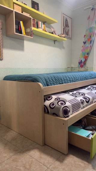 Cama nido 90x190 con cajones