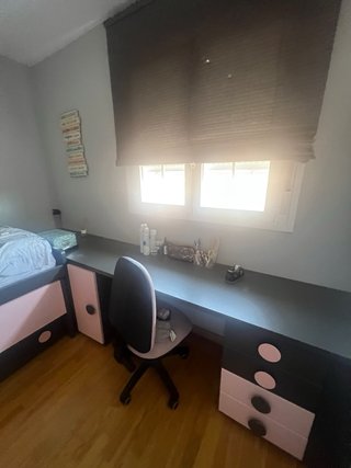 Cama nido con escritorio y armario