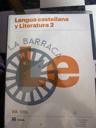 Lengua castellana y literatura 2, Le Bachillerato