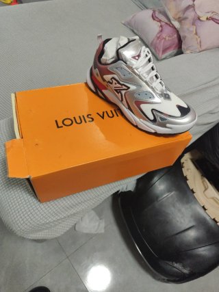 Zapatillas Louis Vuitton Plata y Blanco