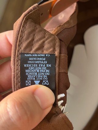 Gorra Stussy S Marrón y Beige