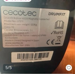 Cecotec Drumfit Indoor 4000 Magnetic