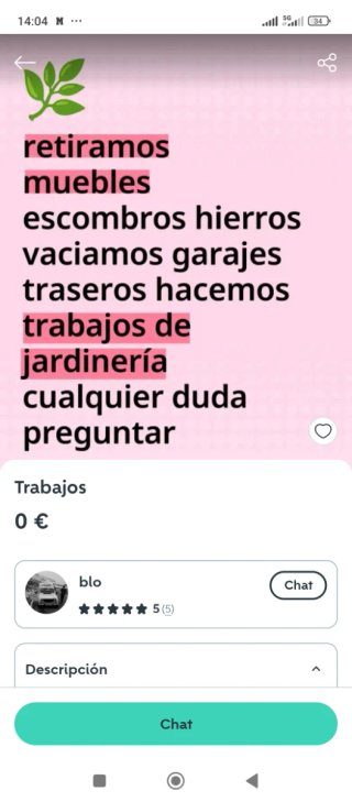 Trabajamos haciendo portes económicos y mudanzas