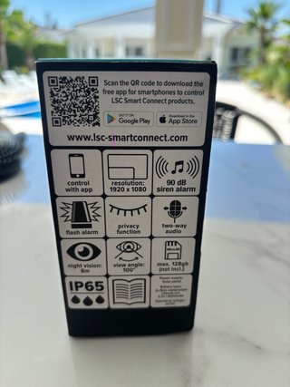 Cámara IP Solar LSC Smart Connect