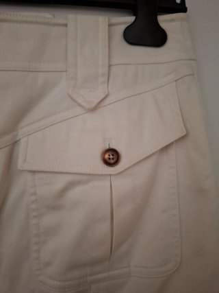 Falda Carolina Herrera blanca