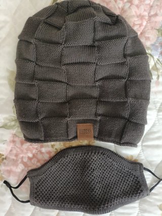 Gorro y Mascarilla REDESS Gris Tejido