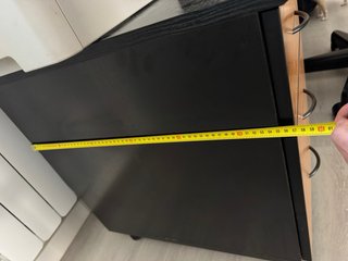 Mesa de despacho + silla y cajonera