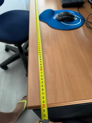 Mesa de despacho + silla y cajonera