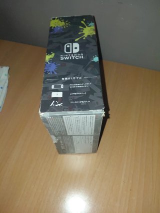 Caja Nintendo Switch OLED Splatoon 3 Edición