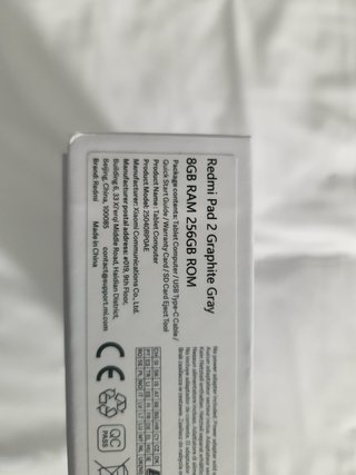 Redmi Pad 2 11", 256GB y 8GB RAM