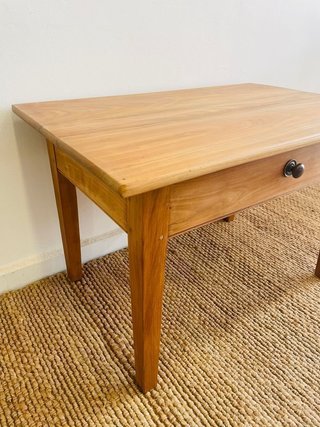 Mesa de centro francesa antigua años 50 restaurada