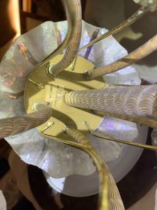 Lampadario Sill Bellart Vetro Metallo Oro