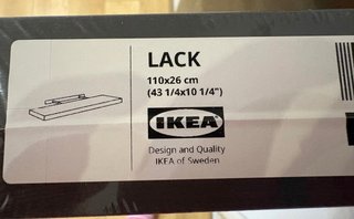 3 ESTANTES LACK IKEA NUEVOS