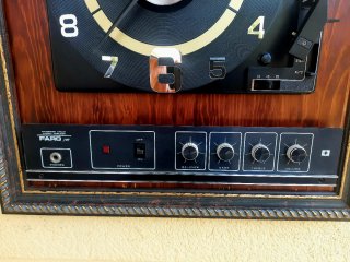 Cuadro Reloj Tocadiscos Vintage Faro