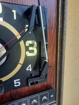 Cuadro Reloj Tocadiscos Vintage Faro