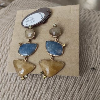Pendientes Plata y Piedra Natural