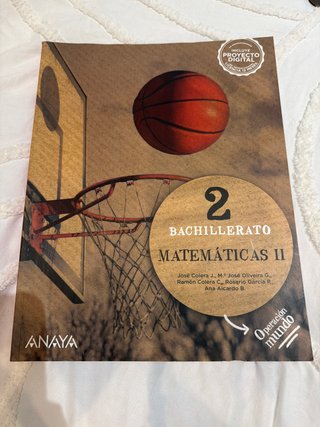 Matemáticas II. 2o de Bachillerato