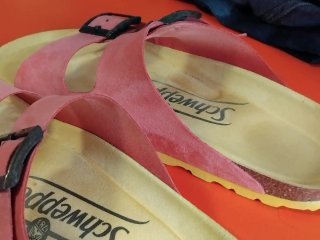 Sandalias veganas rosas talla 39