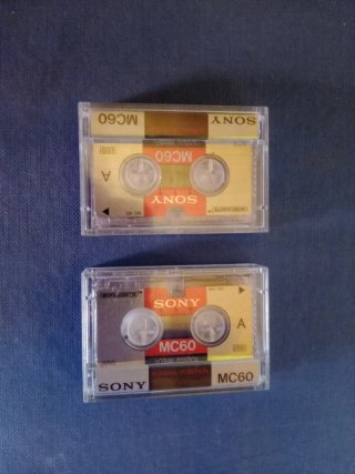 Lote 2 Cintas Microcassette Sony MC60