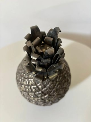 Cubitera Piña Vintage Años 60 Plata