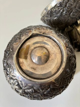Cubitera Piña Vintage Años 60 Plata