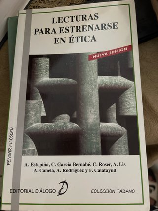 Lecturas para estrenarse en Ética