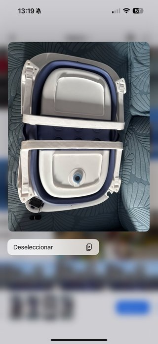 Bañera plegable bebé con cojín