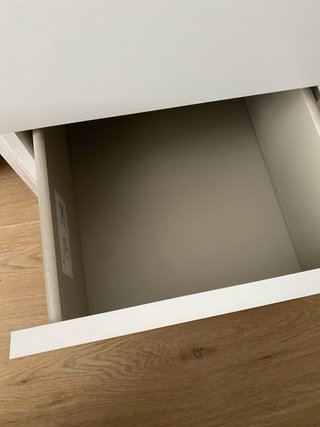 2 Mesitas de Noche Blancas Ikea